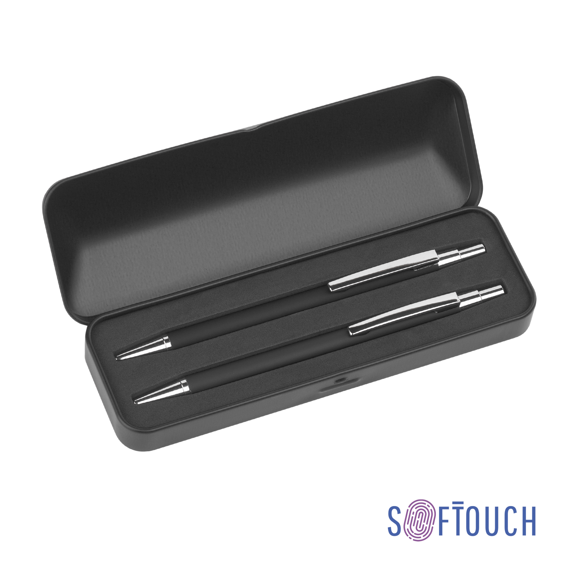 Набор "Ray" (ручка+карандаш), покрытие soft touch-0