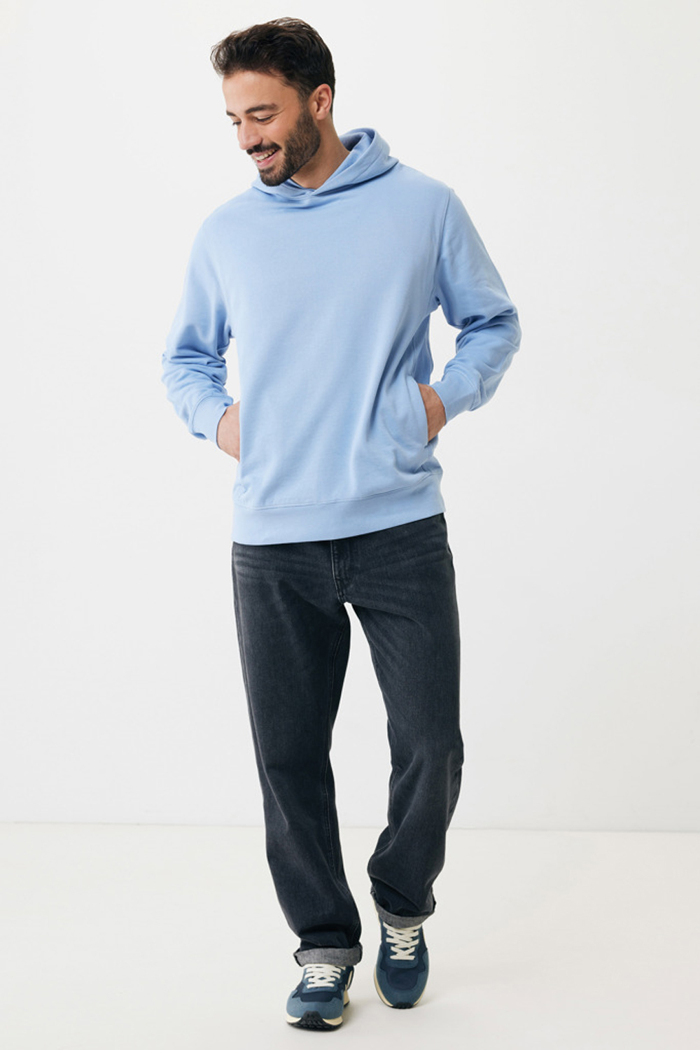 Худи Iqoniq Yengo из переработанного хлопка, унисекс, 280 г/м²-10