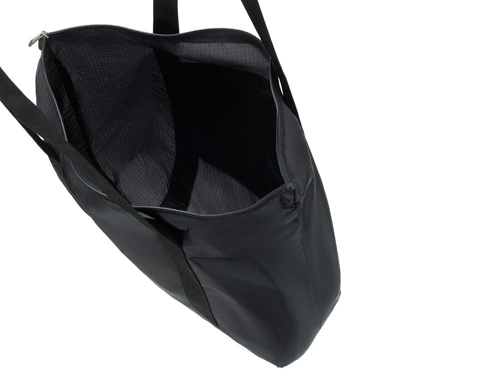 Сумка складная TORBER, черный, полиэстер, 48x33x12 см-4