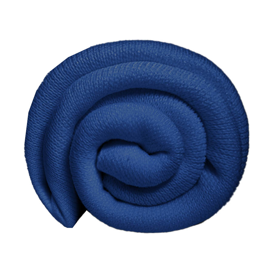 Плед  "Belt"; синий; 130 х 180 см; 100% акрил, с поясом, синий-2