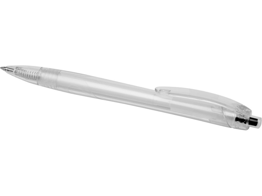 Шариковая ручка Honua из переработанного ПЭТ, прозрачный/черный-1