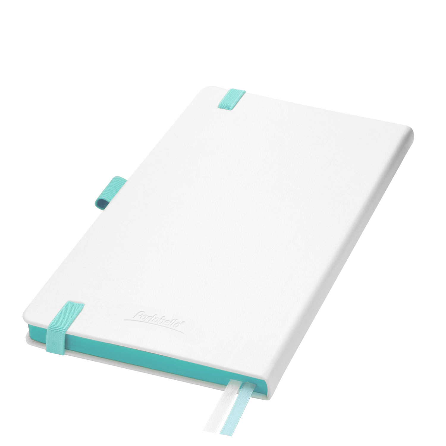 Ежедневник Арктик (Arctic) недатированный, белый/бирюзовый-6