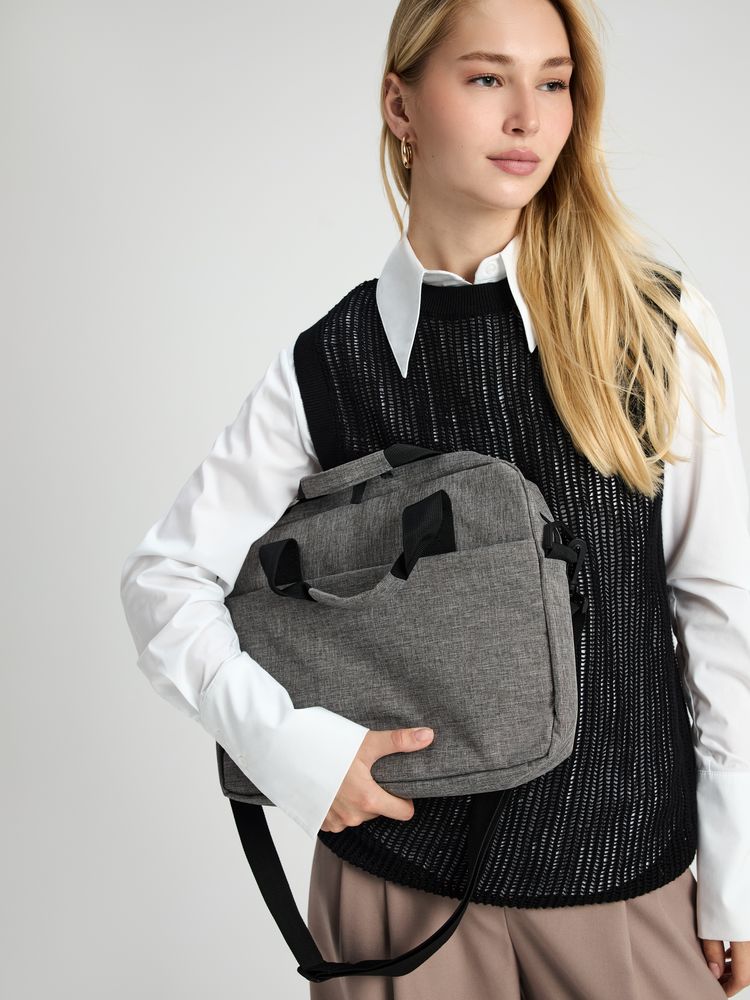 Сумка для ноутбука Delegate, серая-5