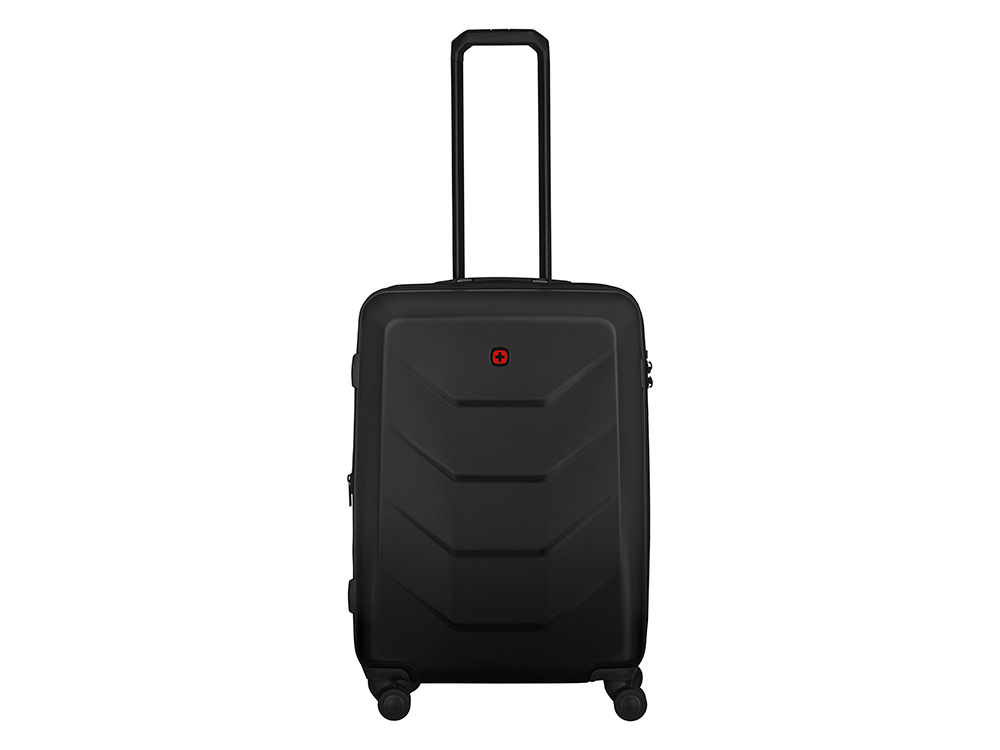 Чемодан WENGER Prymo, чёрный, средний, 45х65х26 см, 59 л, ABS+PC-6