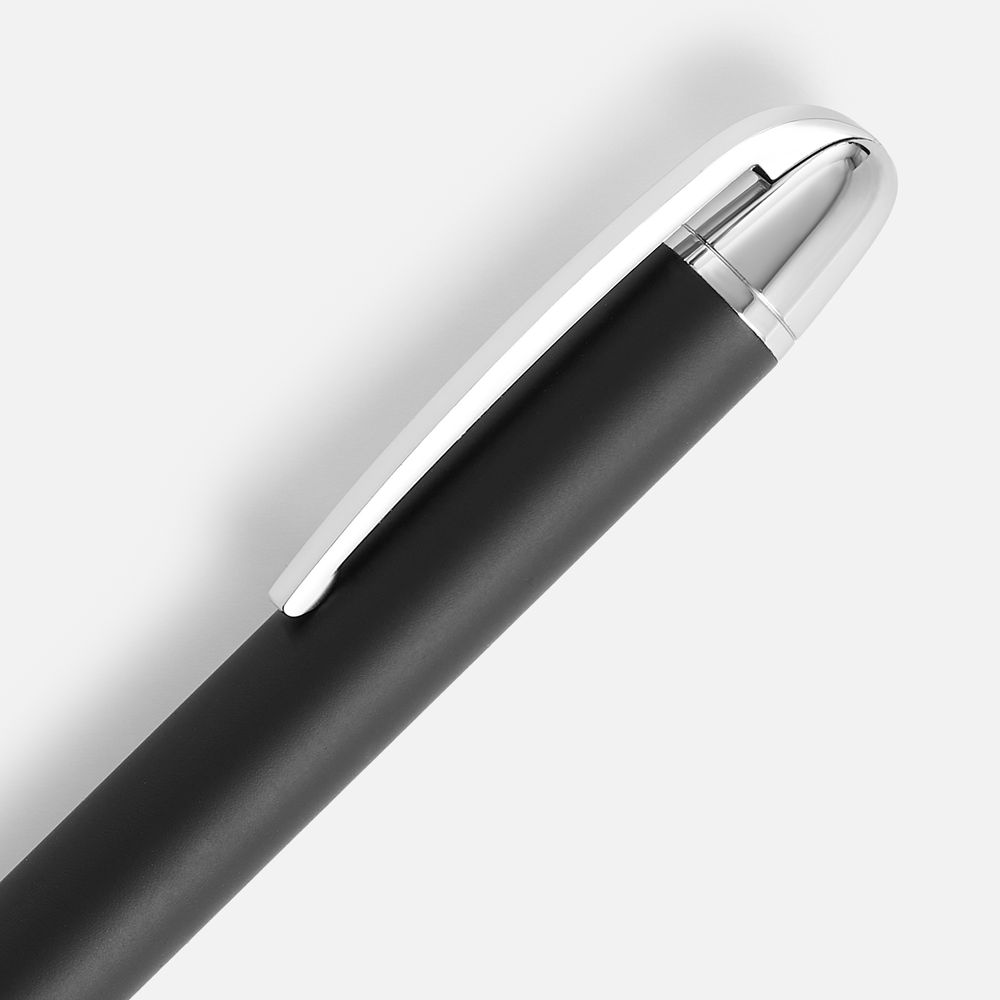 Ручка шариковая Arc Soft Touch, черная-2