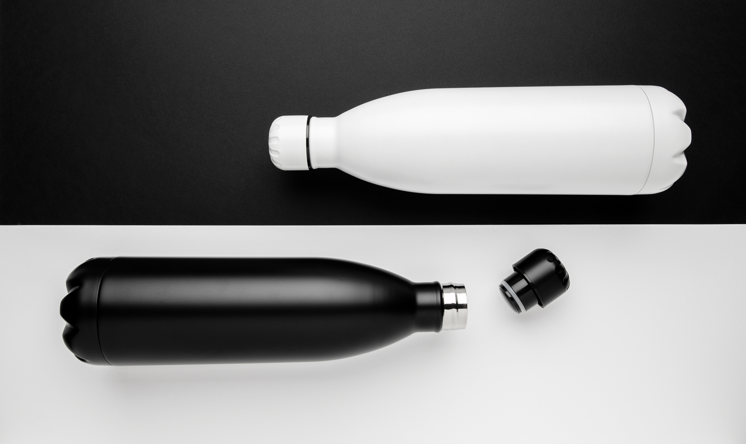 Вакуумная бутылка из нержавеющей стали, 1 л-5