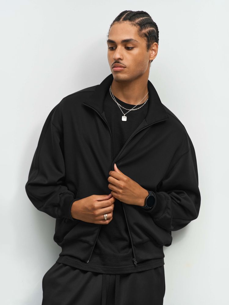 Куртка спортивная Junior, черная-1