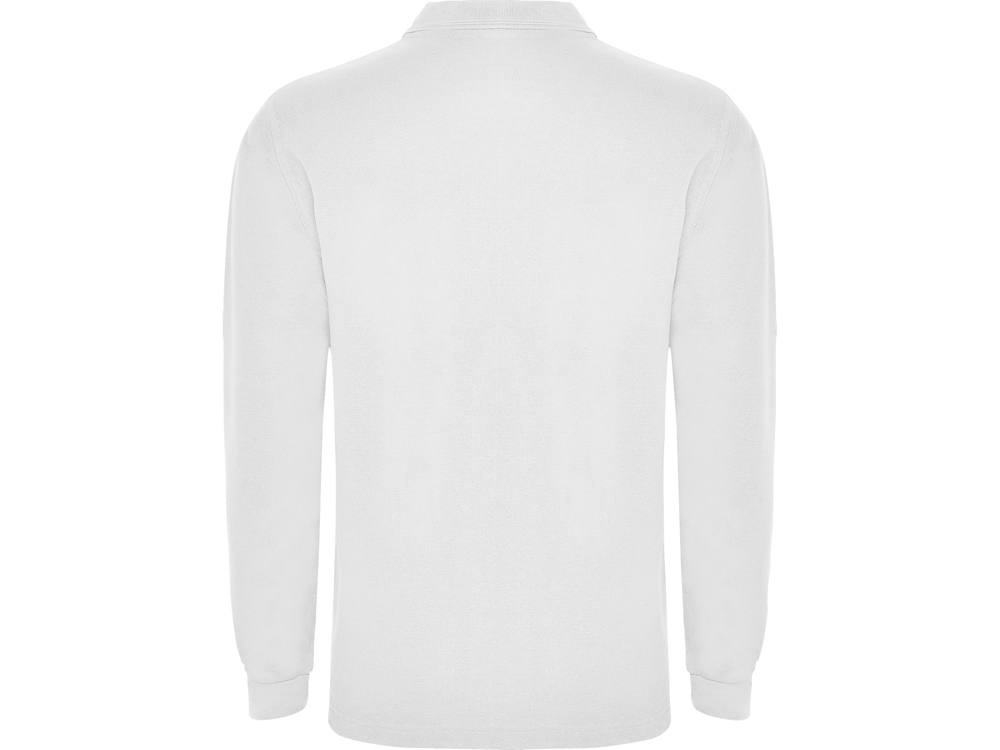 Рубашка поло Carpe мужская с длинным рукавом, белый-1