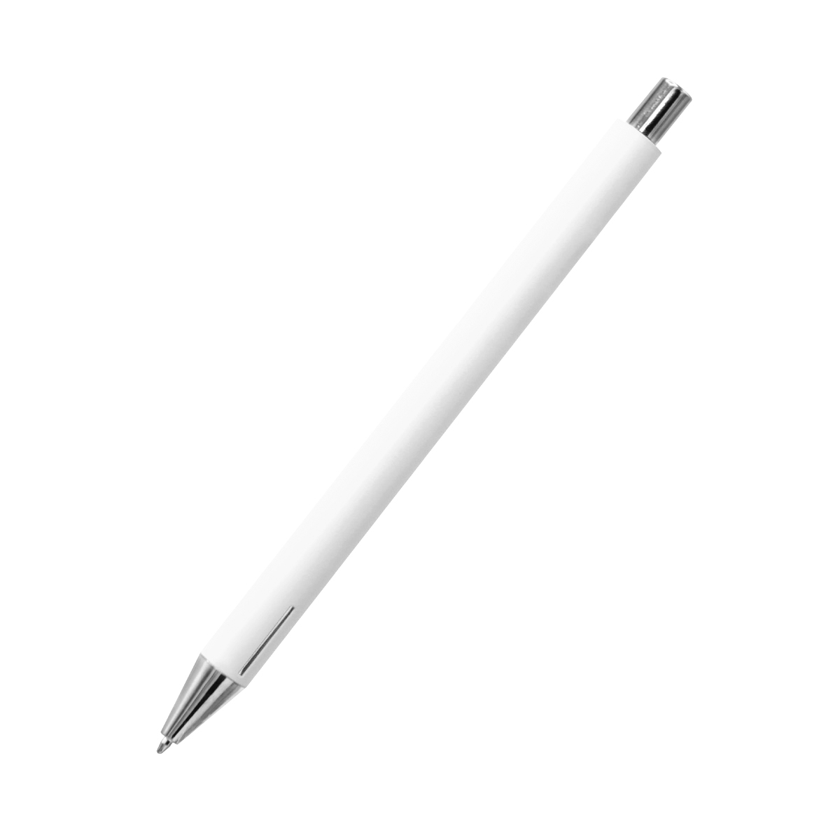 Ручка металлическая Elegant Soft софт-тач, Белый-3