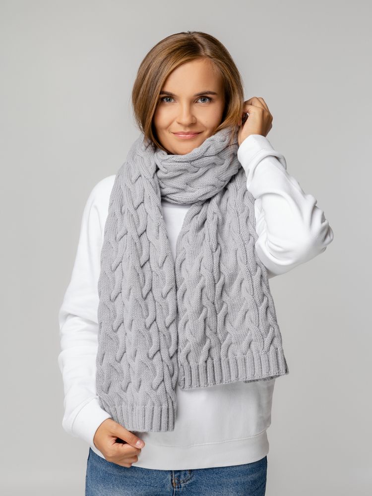 Шарф Loren, серый-3