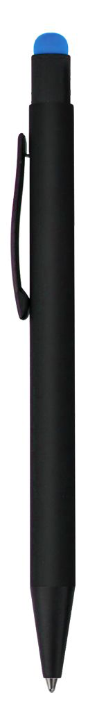 Ручка шариковая Raven (черная с голубым)-1