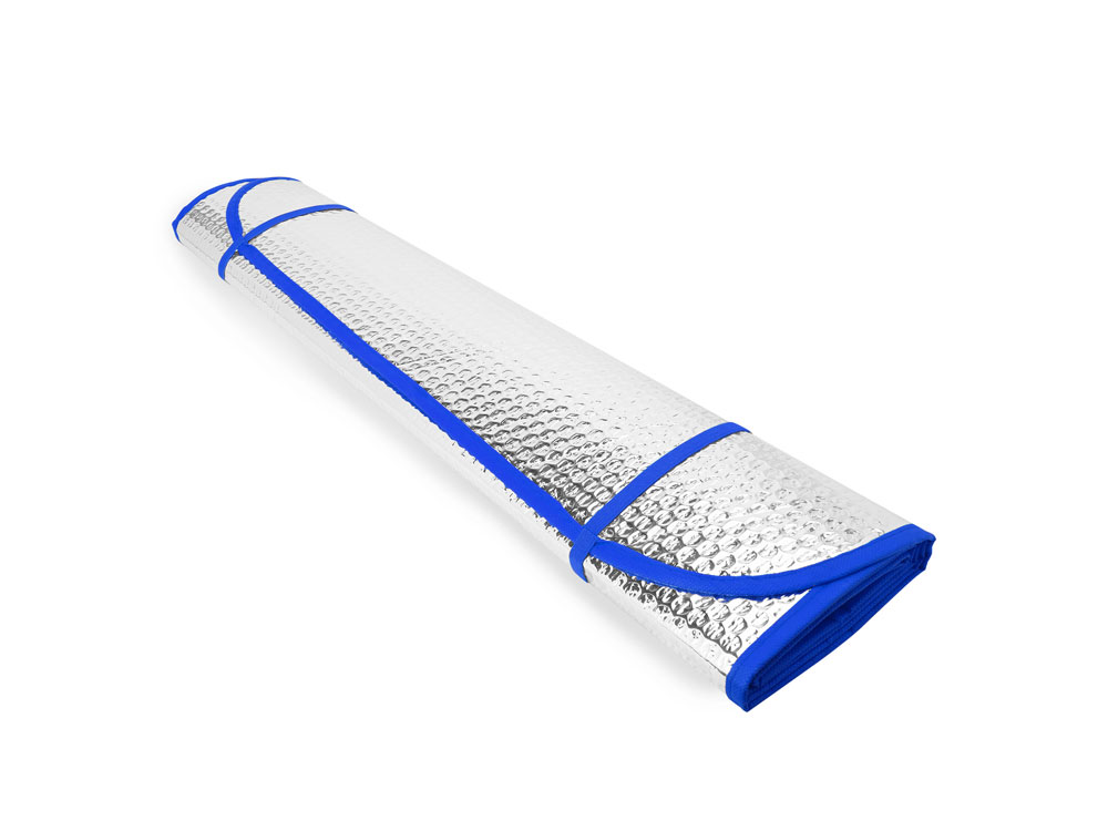 Автомобильный солнцезащитный козырек KINI, серебристый/королевский синий-0