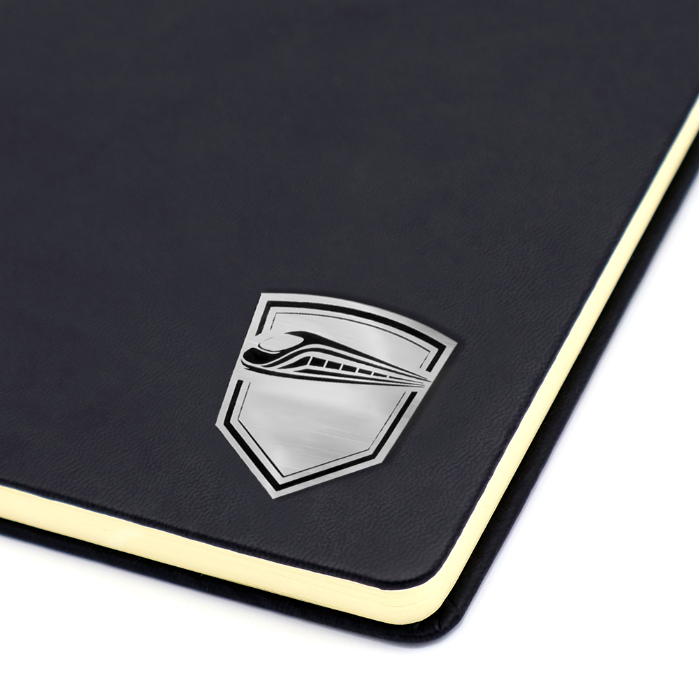 Шильд-наклейка поезд, Серебристый-1