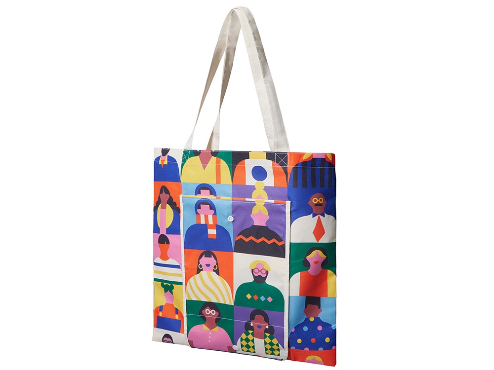 Складная сумка для шопинга с возможностью полноцветной печати-8