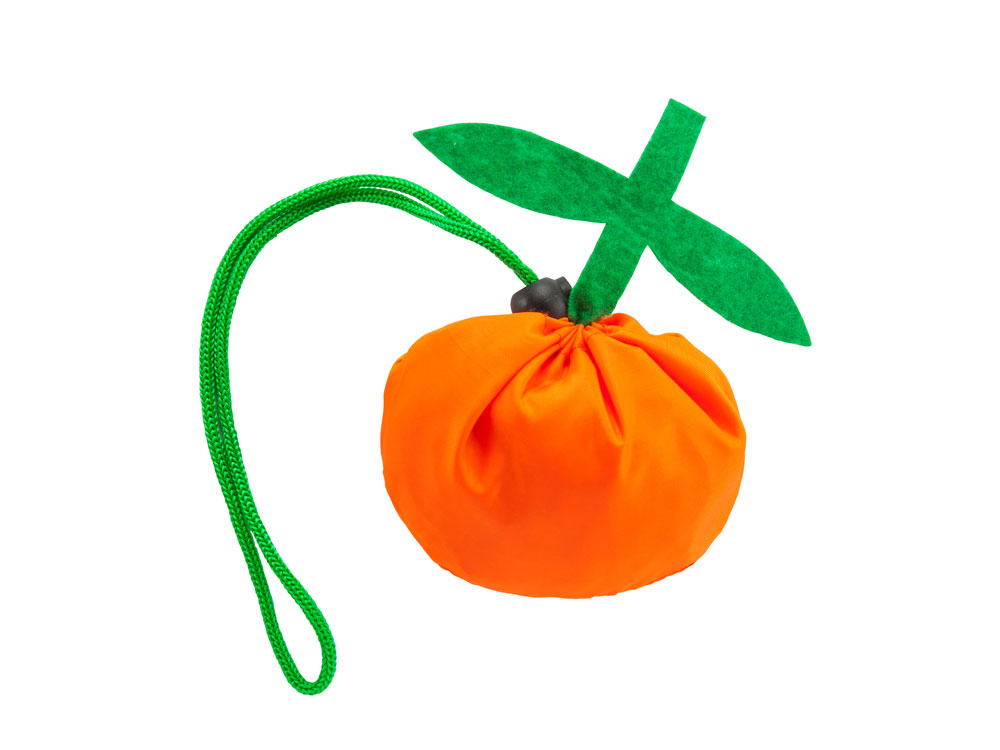 Складная сумка для покупок FOCHA, апельсин, оранжевый-4