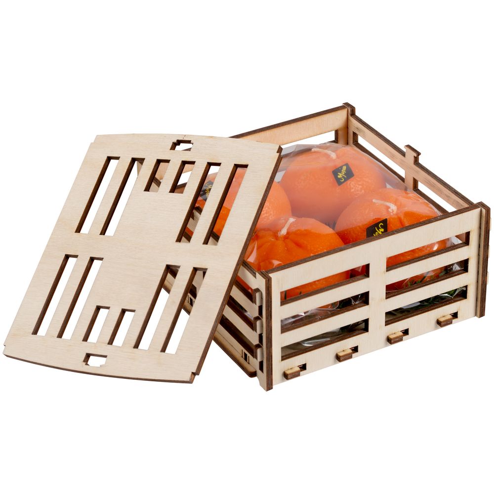 Свеча «Ящик мандаринов»-1