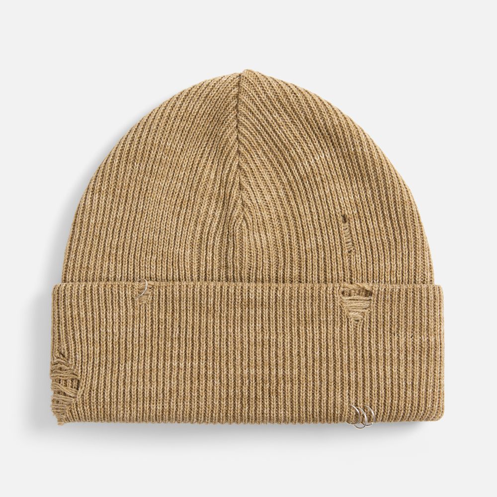 Шапка Ribelle, коричнево-бежевый меланж-0