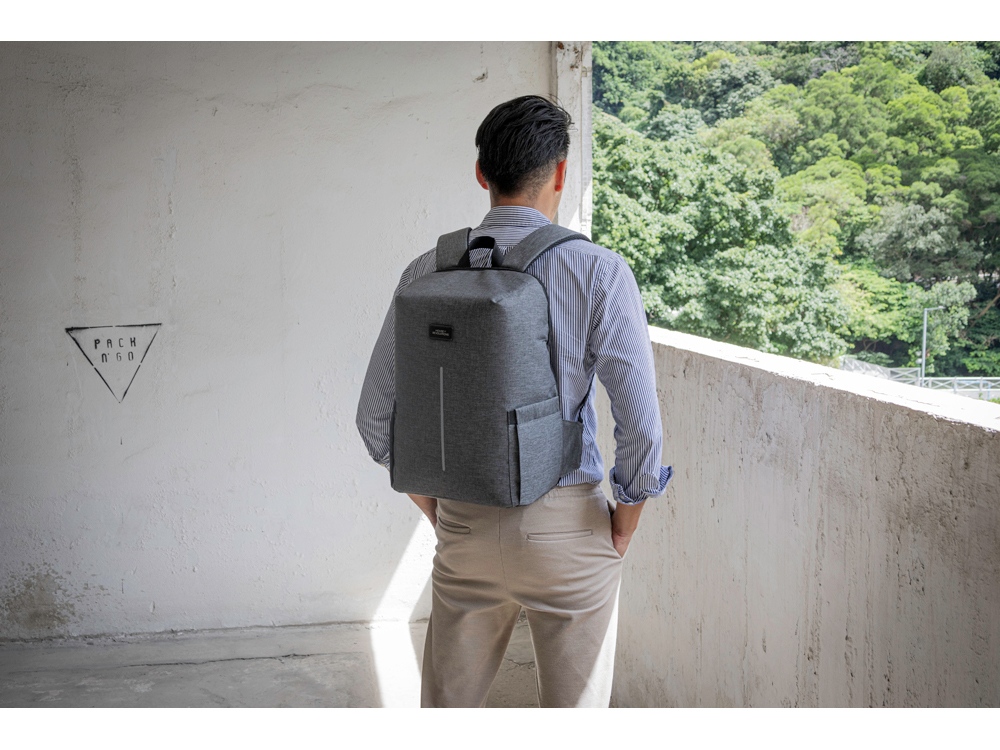 Антикражный рюкзак Phantome Lite 2 для ноутбука 16'', серый-14