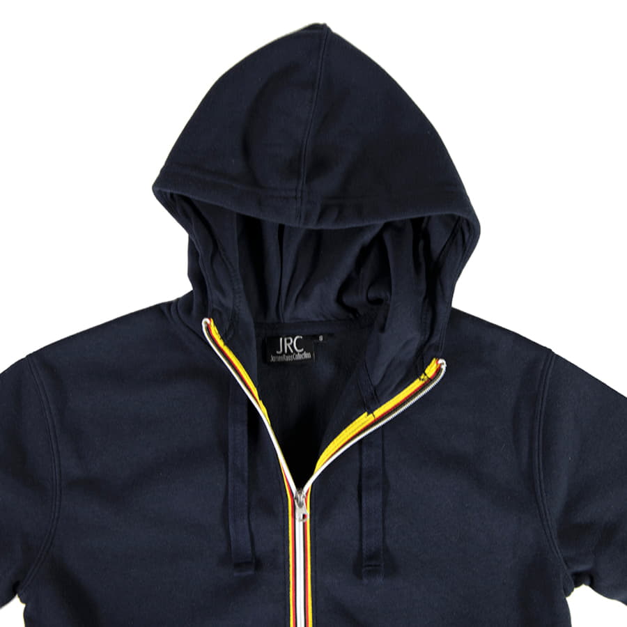 Толстовка худи на молнии с начесом LAS VEGAS LADY 280, черный-2