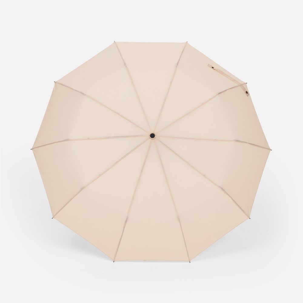 Зонт складной Cloudburst в подарочной упаковке, бежевый-2