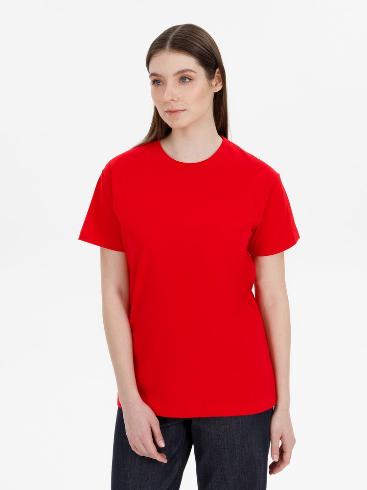 Футболка унисекс T-Bolka 180, красная-1
