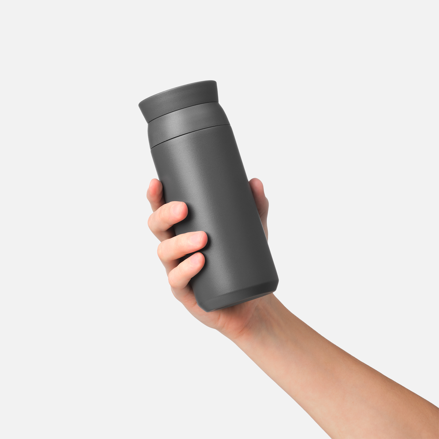 Термобутылка вакуумная герметичная Грейс, серая-10