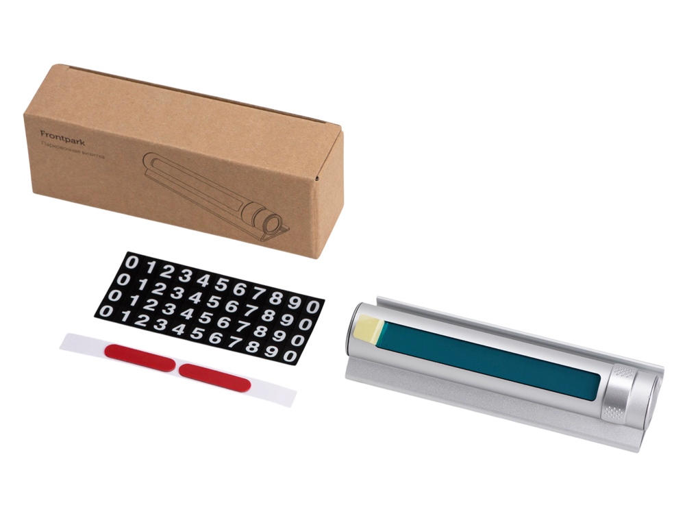 Парковочная табличка Frontpark, серебристый-8