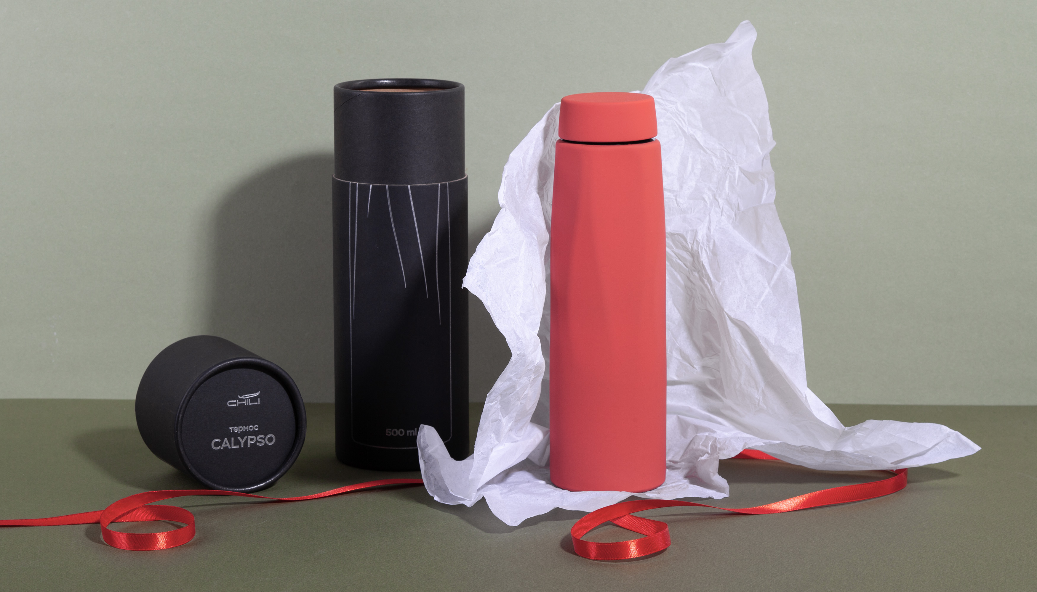 Термос "Calypso", покрытие soft touch, 500 мл-1