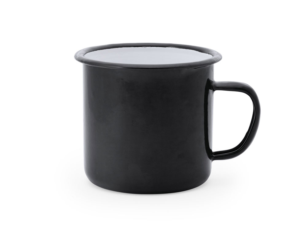 Кружка металлическая ANON, 380 мл, черный-1