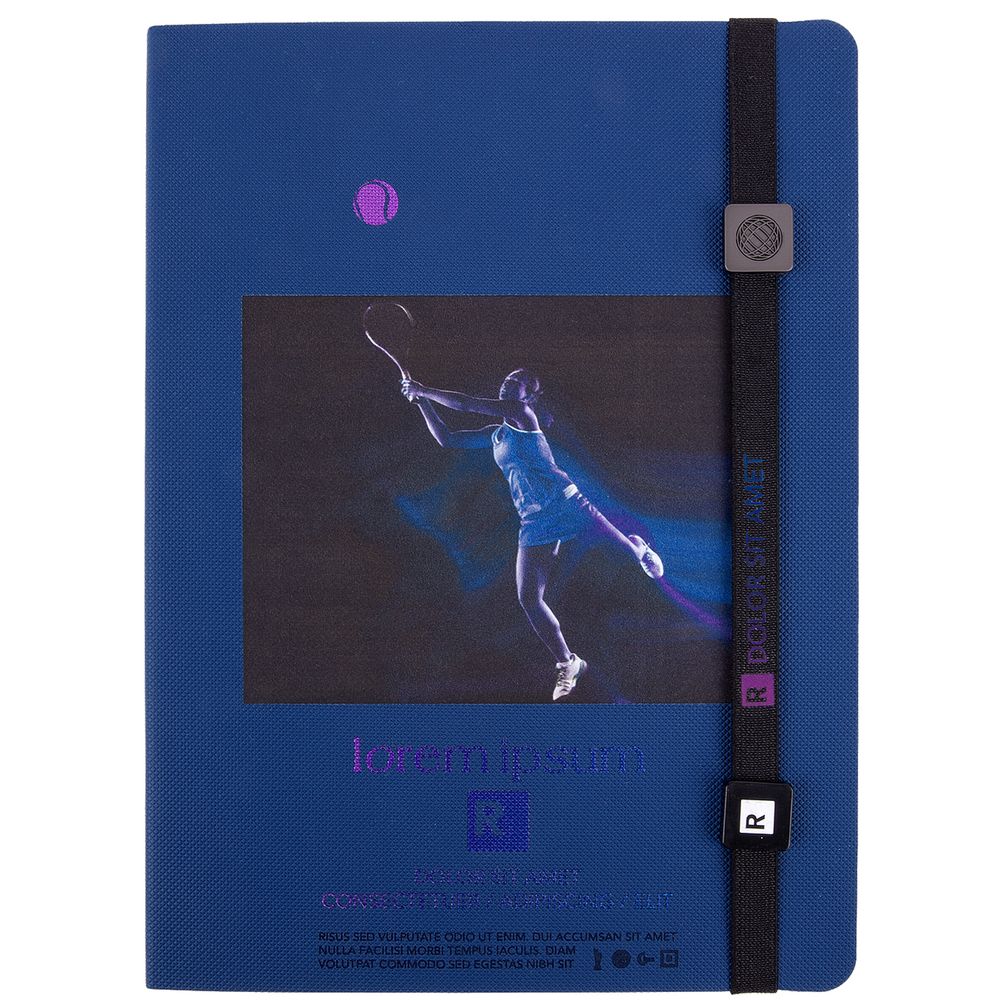 Квадратный шильдик на резинку Direct, черный-4