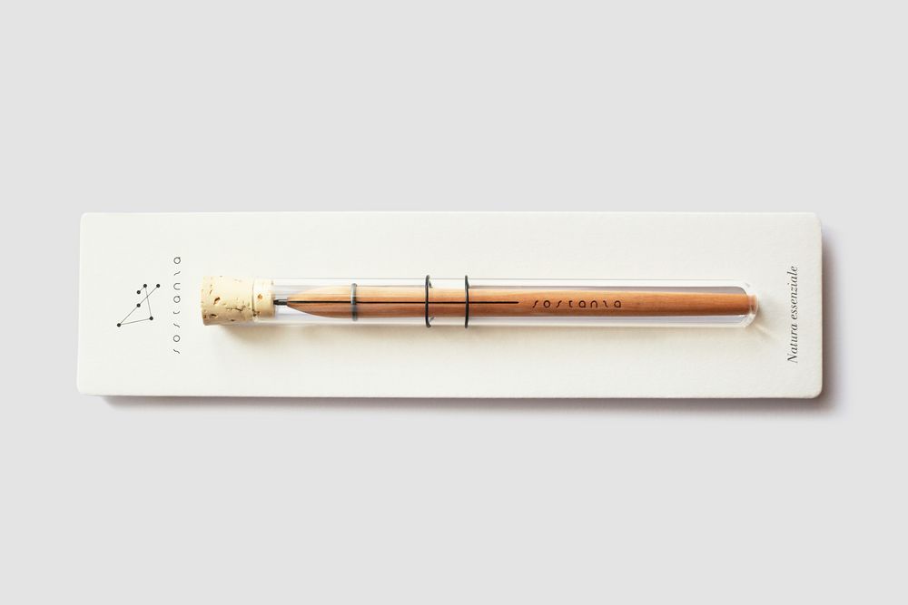 Карандаш Sostanza, вишневое дерево-2