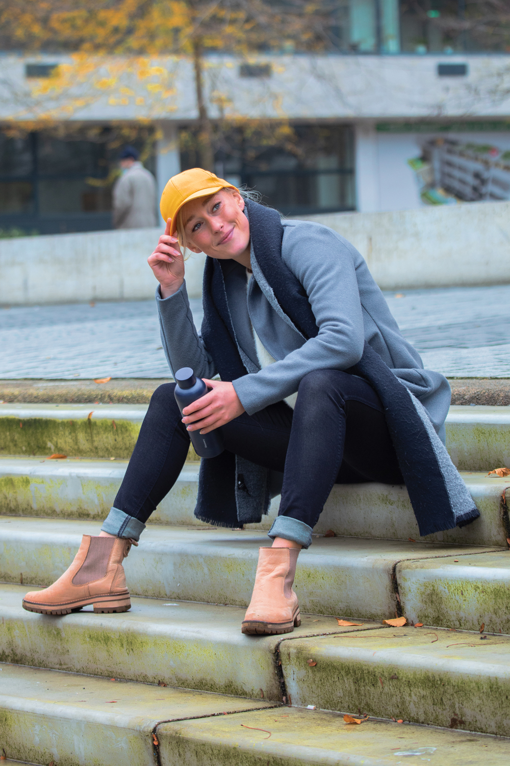 Бейсболка Impact из переработанного хлопка AWARE™, 6 клиньев, 190 г/м2-4