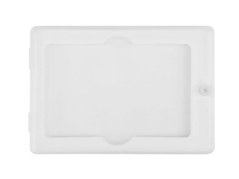 Коробка для флеш-карт Cell в шубере, белый прозрачный-2