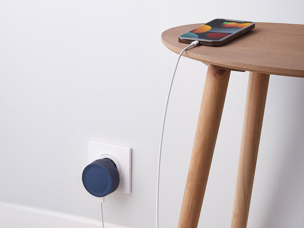 Адаптер питания USB Poweron, темно-синий-12