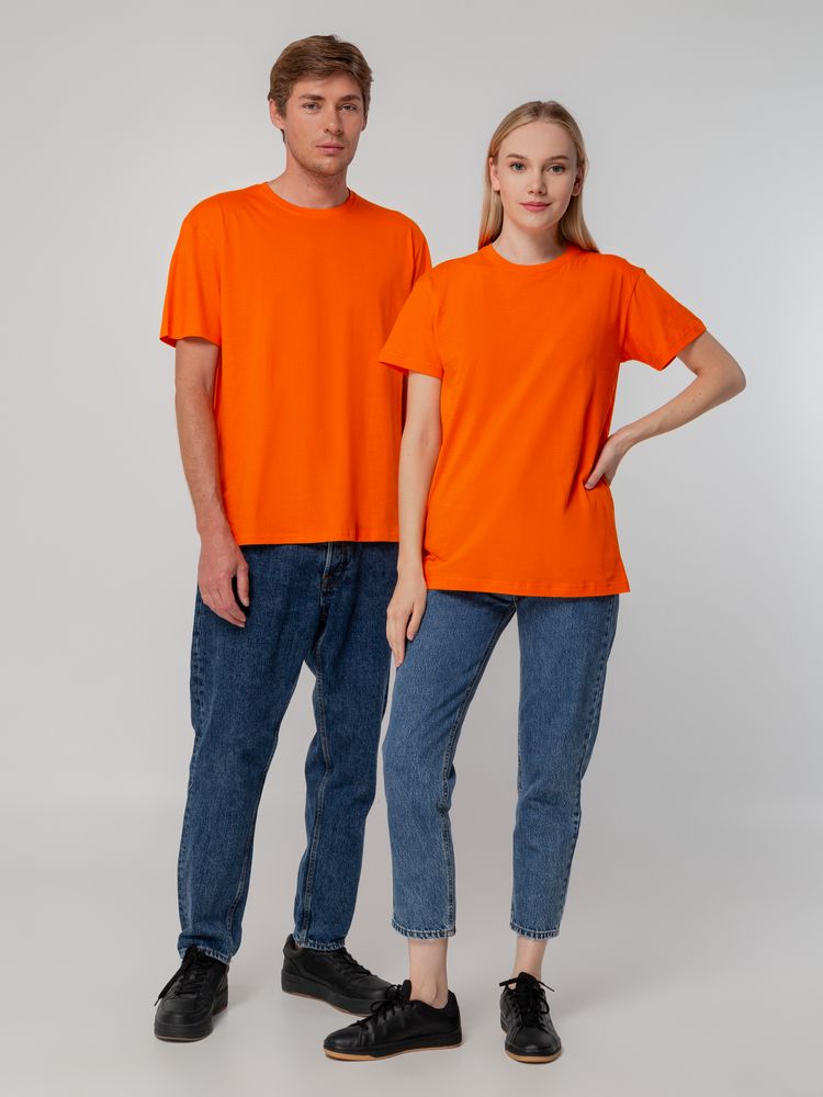 Футболка унисекс T-bolka 140, оранжевая-6
