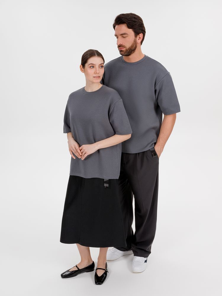 Джемпер с коротким рукавом Siluetti Volumica, серый-5