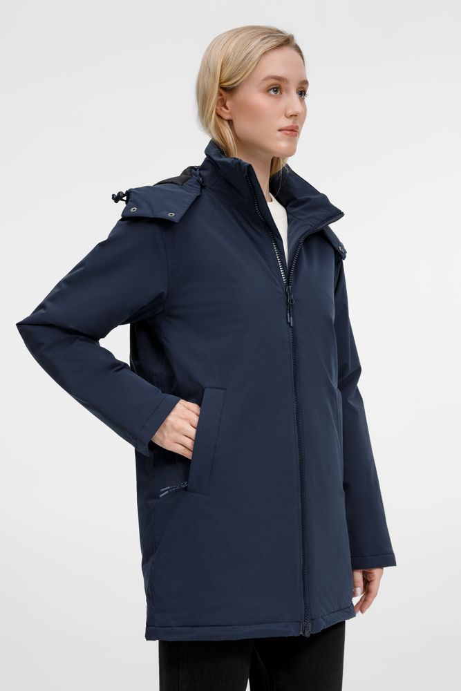 Куртка-парка унисекс Sfera, темно-синяя-12