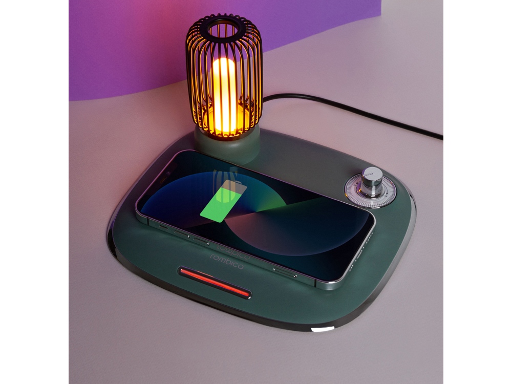 Беспроводное зарядное устройство Rombica NEO Tomas Quick Green-6