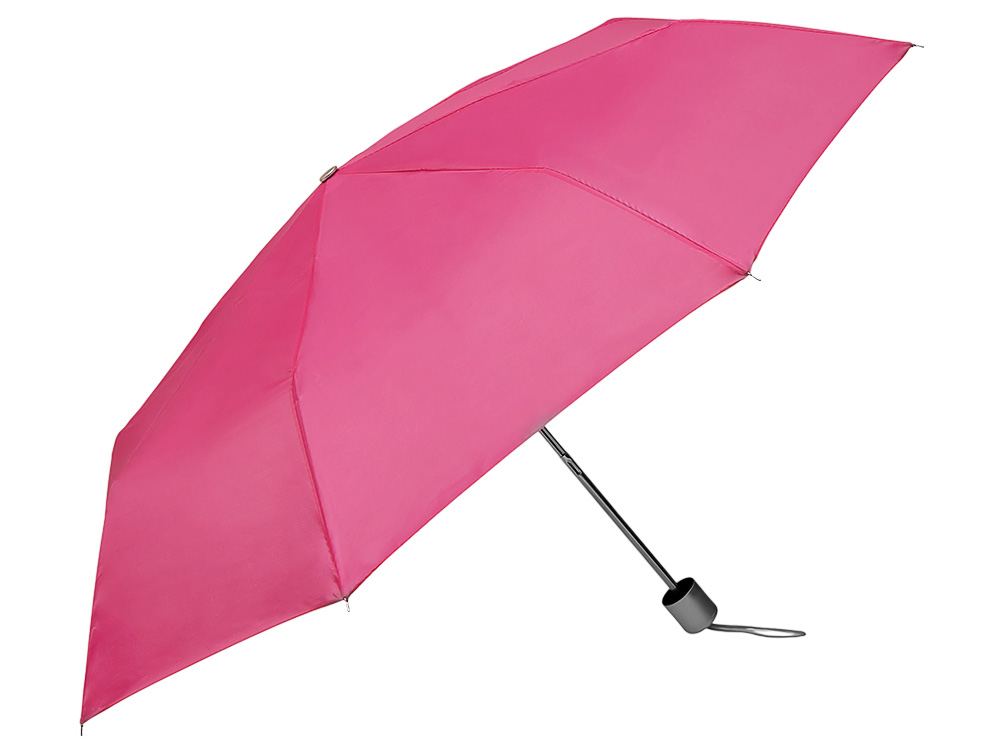 Складной механический зонт YAKU, фуксия-3