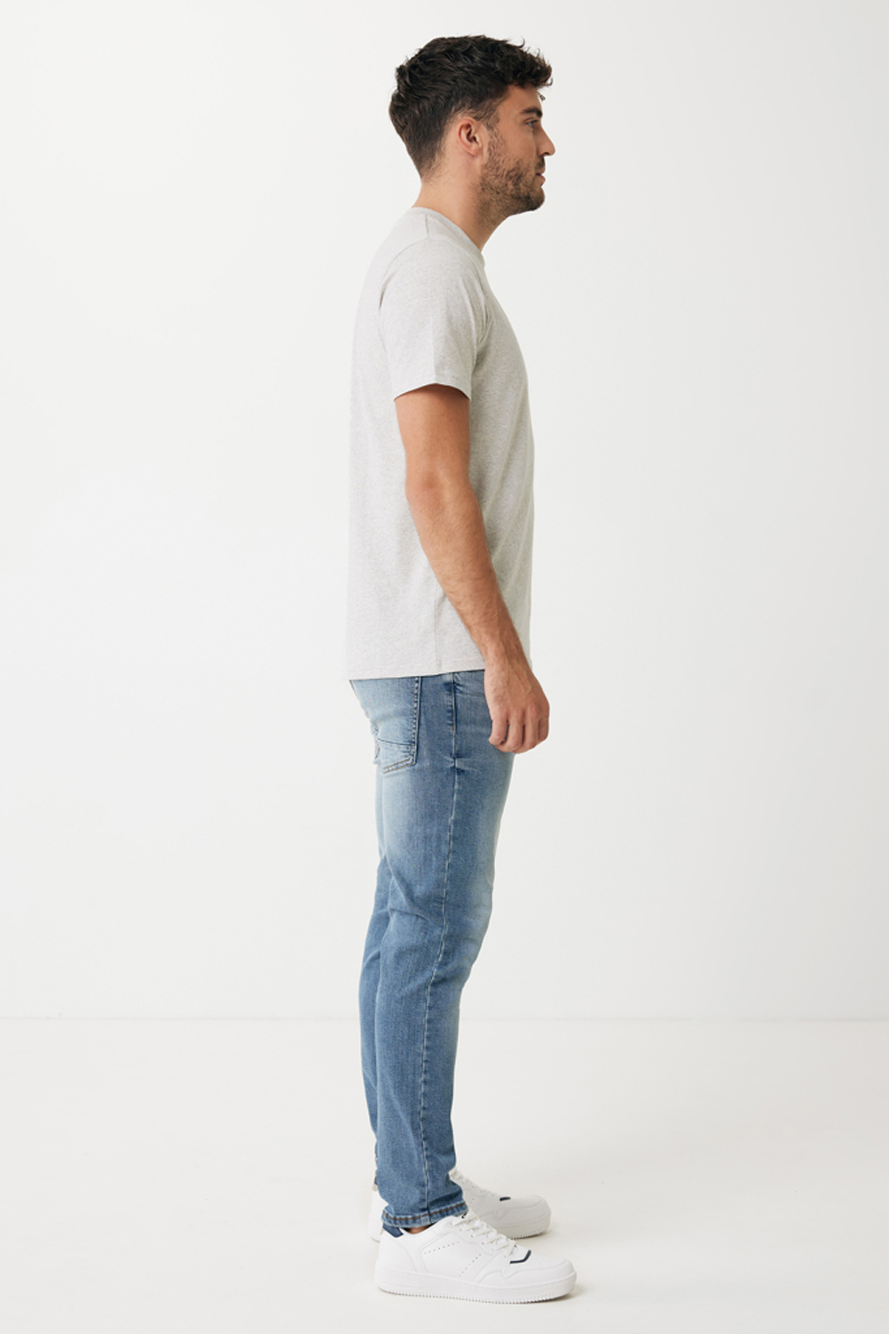 Футболка Iqoniq Sierra из переработанного хлопка, унисекс, 160 г/м²-15