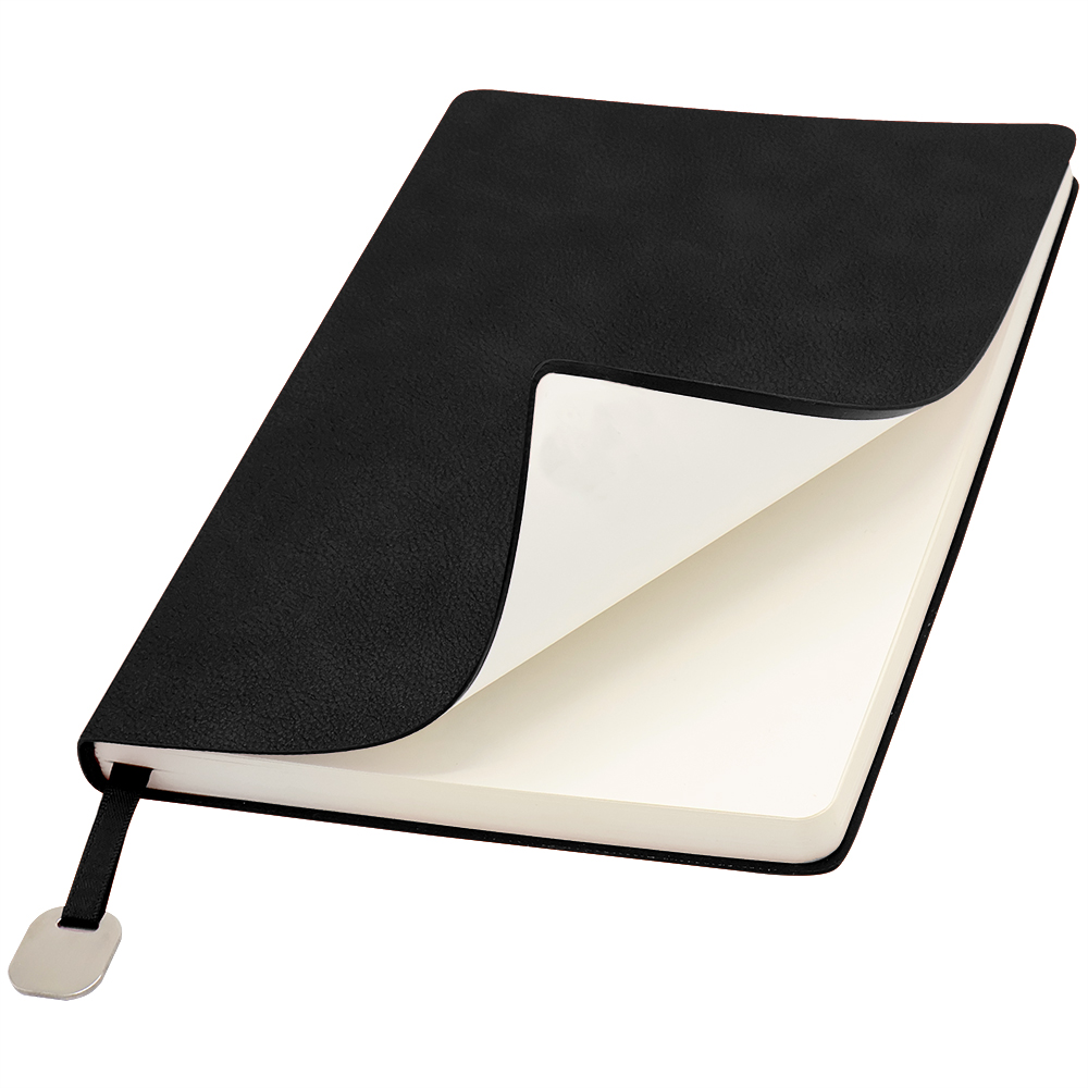 Ежедневник A5 недатированный Farfalla в мягком переплёте, Черный-0