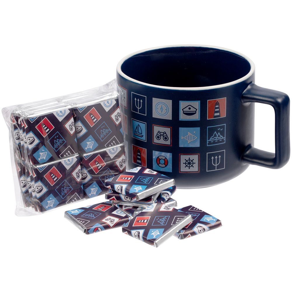 Набор с горьким шоколадом Industry, морская-0