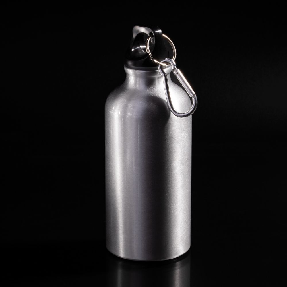 Бутылка для воды Funrun 400, серебристая-2