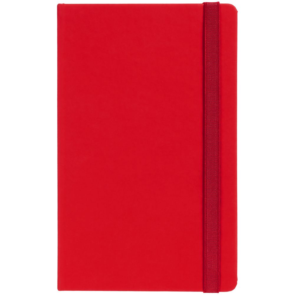 Блокнот Shall, в линейку, красный-1