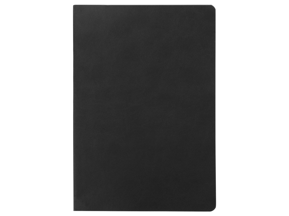 Блокнот Wispy линованный в мягкой обложке, черный-3