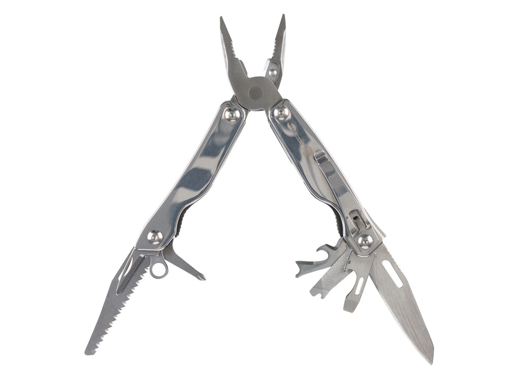 Мультитул Stinger, 100x45 мм, 11 функций, сталь, серебристый, в комплекте нейлоновый чехол-2