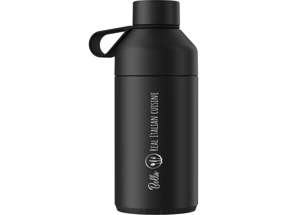 Бутылка для воды Ocean Bottle с вакуумной изоляцией объемом 750 мл, сплошной черный-7