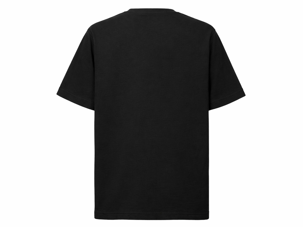 Футболка Kyoto из джерси 180 г/м2 с пич отделкой, унисекс, черный-6