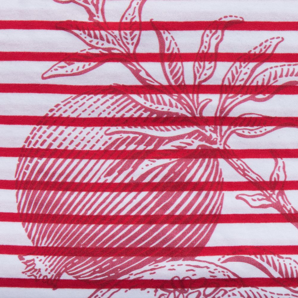 Футболка женская Grand Granat, белая с красным-4