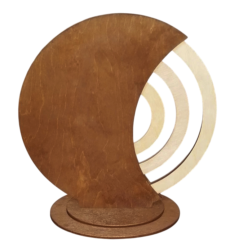 Вечный календарь из дерева Time коричневый , Коричневый-1